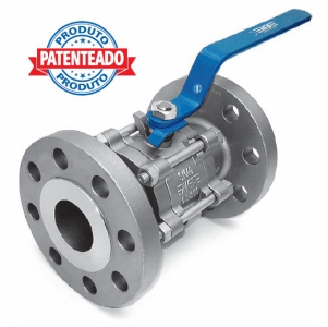 Válvula Esfera Tripartida - Série 1000 - Flange Classe 300 - Passagem Plena (PP)